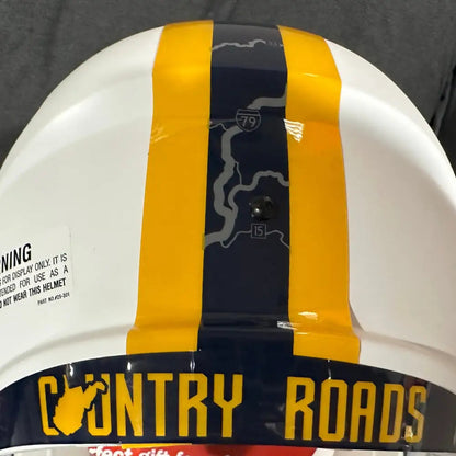 West Virginia Mountaineers Full Size Speed Replica Football Helmet Backyard Brawl- NCAA Break4Sports & Collectibles, LLC