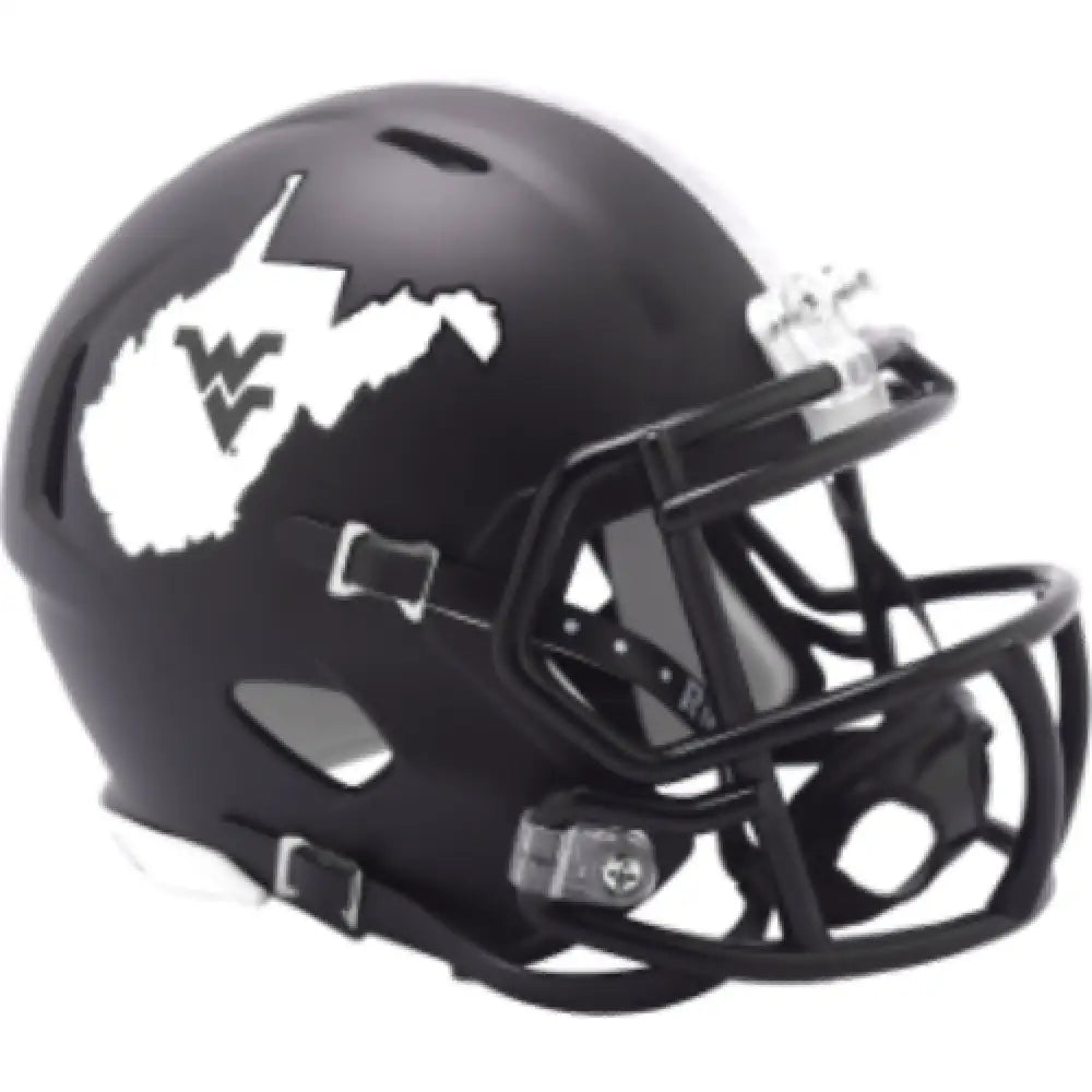 West Virginia Mountaineers NCAA Mini Speed Football Helmet Coal Rush-NCAA Break4Sports & Collectibles, LLC