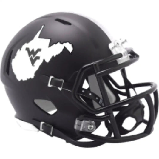 West Virginia Mountaineers NCAA Mini Speed Football Helmet Coal Rush-NCAA Break4Sports & Collectibles, LLC
