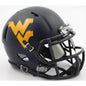 West Virginia Mountaineers NCAA Mini Speed Football Helmet Satin Navy Break4Sports & Collectibles, LLC