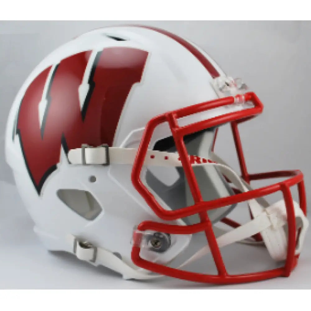 Wisconsin Badgers Full Size Speed Replica Football Helmet - NCAA Break4Sports & Collectibles, LLC